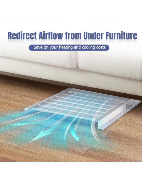 Extensor Magnético de Ventilación Touri 2 Pack 33 cm Ajustable