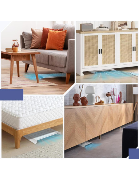 Extensor Magnético de Ventilación Touri 2 Pack 33 cm Ajustable