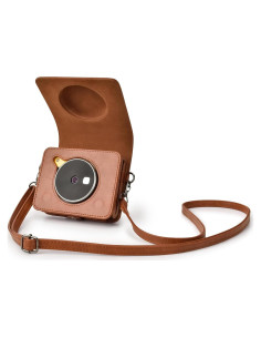 Funda Protectora Rieibi para Kodak Mini Shot 3 Retro C300R - Marrón