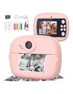 Cámara Instantánea Mafiti Q5 para Niños 48MP Rosa