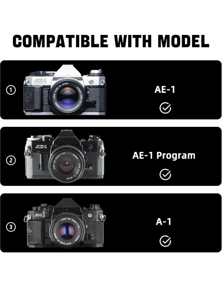 Funda de Almacenamiento HESPLUS para Canon AE-1 y Rebel 2000 - Negra