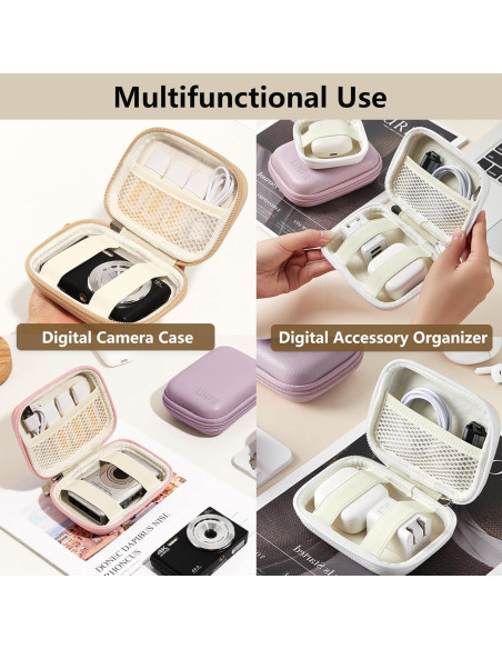 Funda de Cámara Digital Linpr Rosa para KODAK PIXPRO y Canon