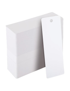 Paquete de 300 Marcadores de Libros Blancos Juvale 15.24x5.08 cm