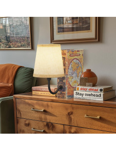 Lámpara de Estante Vintage FUNTAPHANTA Recargable 5000mAh 2