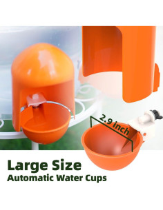 Tazas de Agua Automáticas Labodey para Aves 5 Paquete 2