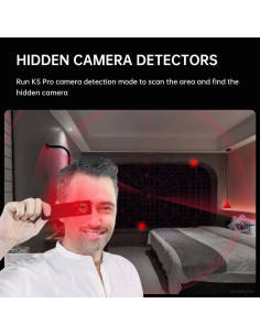 Detector de Cámaras Ocultas KILLOVE K5 Pro - Protección Privacidad 2