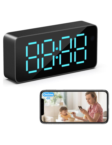 Cámara Oculta Reloj DAIFAC 1080P HD WiFi Detección Movimiento