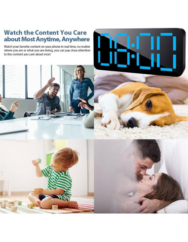 Cámara Oculta Reloj DAIFAC 1080P HD WiFi Detección Movimiento