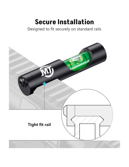 Nivel de Burbuja para Mira MidTen de Aluminio 18g