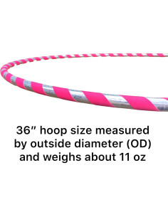 Aro de Hula SpinMajik 91.4 cm Rosa para Niños y Adultos 2