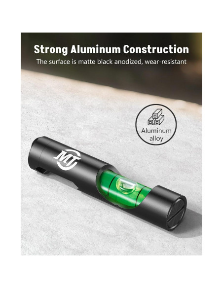 Nivel de Burbuja para Mira MidTen de Aluminio 18g