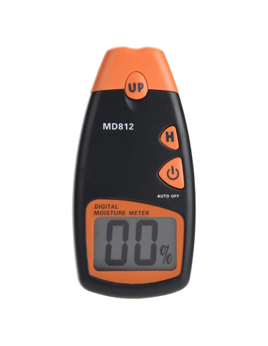 Medidor de Humedad Digital MD812 con Pantalla LCD y Bolsa