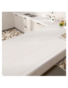 Papel Contacto Autoadhesivo Madera Blanca WESTICK 0.8m