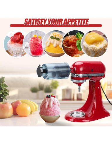 Accesorio de Hielo Raspado KitchenAid A-01 para Mezclador