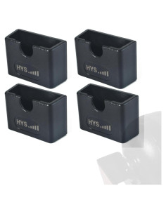 Soporte de Radio HYS PU Adhesivo para Auto y Cintura 4pcs