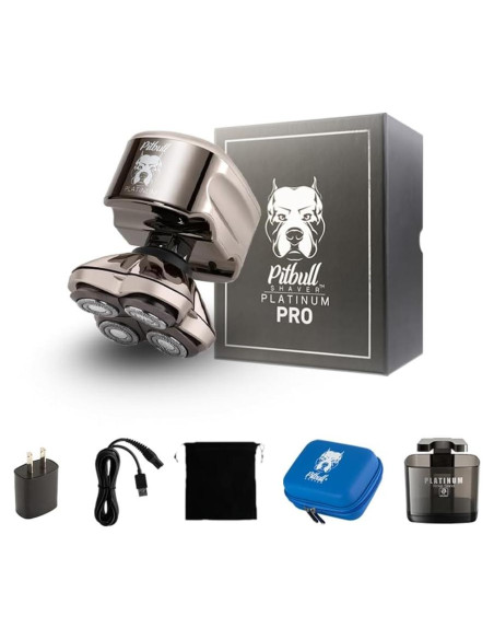 Afeitadora de Cabeza Skull Shaver Pitbull Platinum Pro - Húmedo/Seco