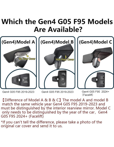 Cámara Dash 4K Mangoal para BMW X5 Gen4 G05 F95 2019-2023