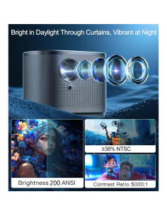 Proyector Mini Miroir M416 HD Portátil con Altavoz Integrado 2