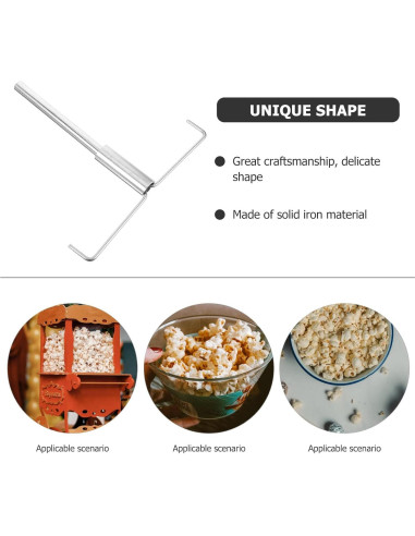DOITOOL Varilla de Revolver para Máquina de Palomitas de Maíz