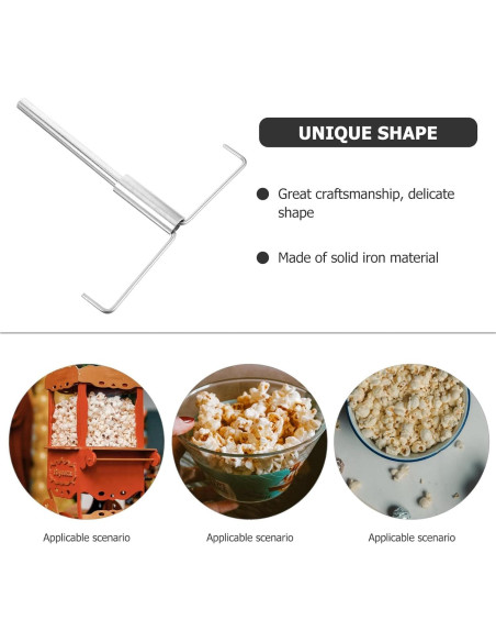 DOITOOL Varilla de Revolver para Máquina de Palomitas de Maíz