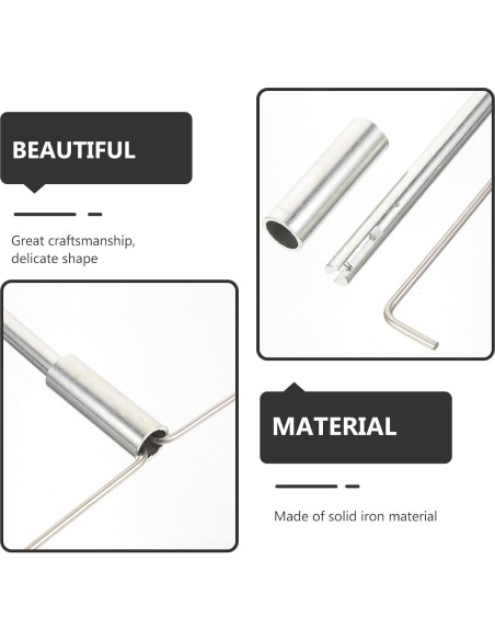 DOITOOL Varilla de Revolver para Máquina de Palomitas de Maíz