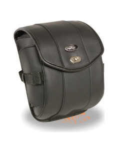 Bolsa de viaje para motocicleta Shaf con sissy bar negra