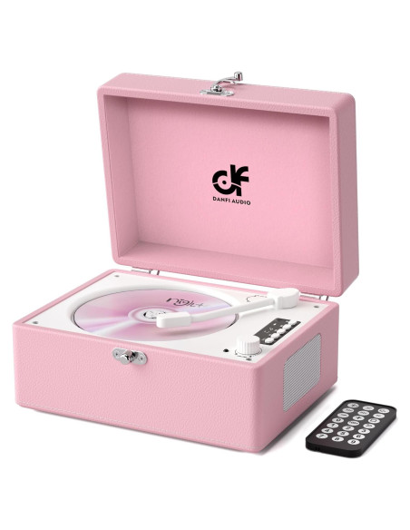 Reproductor de CD Bluetooth DANFI AUDIO DF-003 Rosa