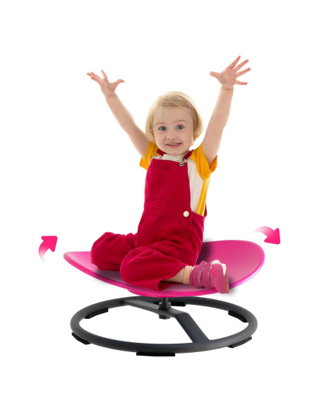 Silla Giratoria Sensorial CHICAURA para Niños Rosa 100 kg