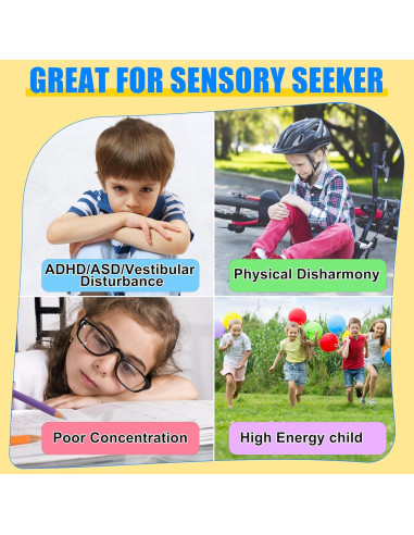 Silla Giratoria Sensorial CHICAURA para Niños Rosa 100 kg