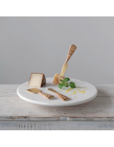 Lazy Susan de Mármol Blanco Creative Co-Op 35.56 cm