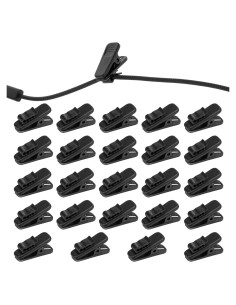 24 Clips para Cable de Auriculares Styquenzer Negro
