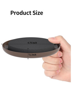 Deslizadores de Muebles Yelanon 8 Pcs 12 cm Redondos para Alfombra 2