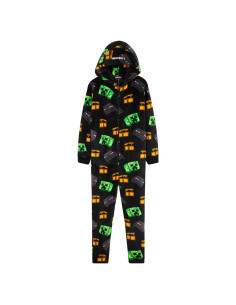 Pijama de una pieza Minecraft para niños 9-10 años - Forro polar
