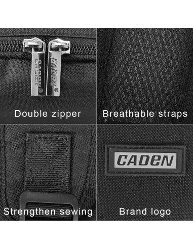 Mochila para Cámara CADeN D6 Profesional Impermeable 28x14.9x38cm