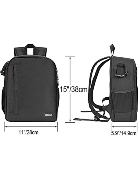 Mochila para Cámara CADeN D6 Profesional Impermeable 28x14.9x38cm