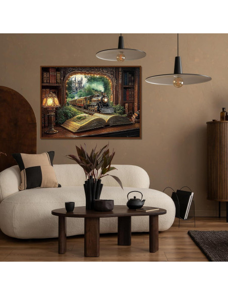 Rompecabezas 1000 Piezas BBOLDIN Bosque de Tren Vintage