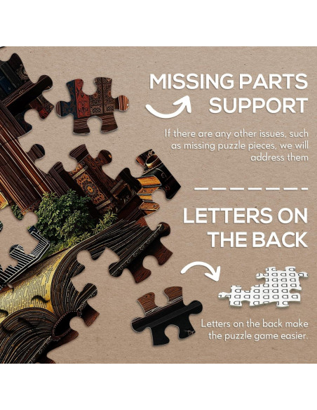 Rompecabezas 1000 Piezas BBOLDIN Bosque de Tren Vintage