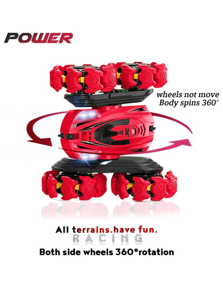 Coche de Control Remoto RC Doble Lado 360 LED Shantou