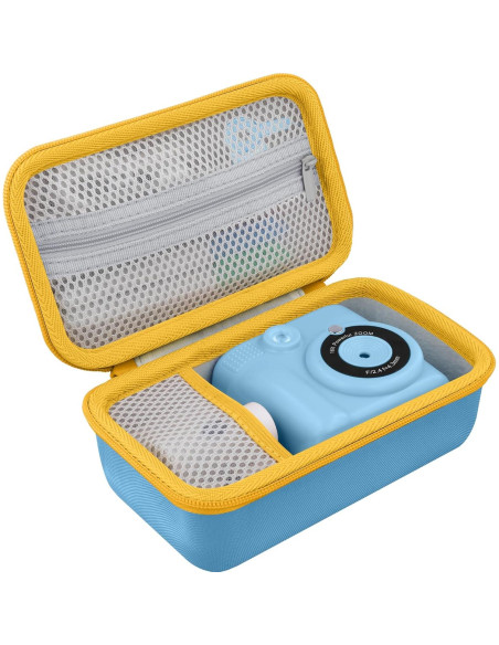 Funda Dura Azul para Cámara Instantánea Niños Baval