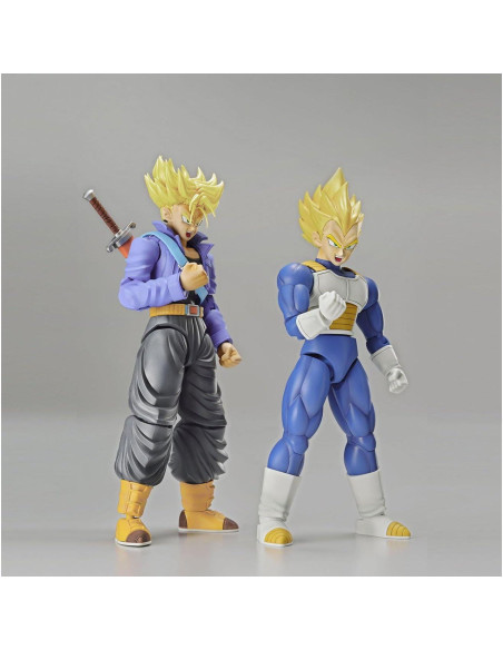 Figura Dragon Ball Super Saiyan Trunks y Vegeta Bandai 10 cm