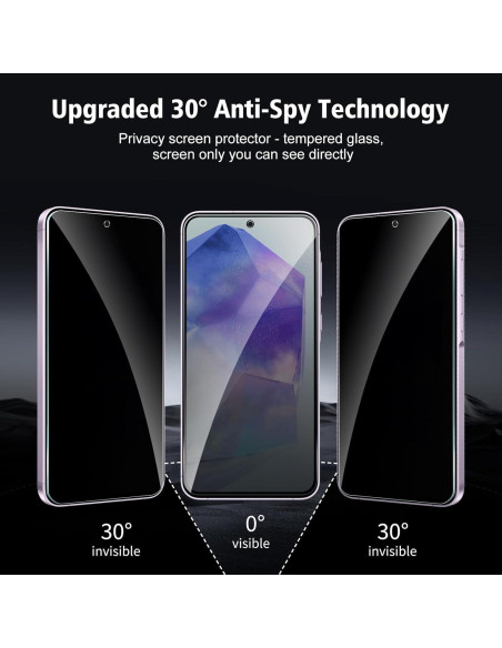 Protector de Pantalla Privado CYYAGE para Samsung Galaxy A55 2+2