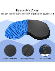 Cojín de Gel Impermeable NEW-Vi para Kayak y Sillas 2