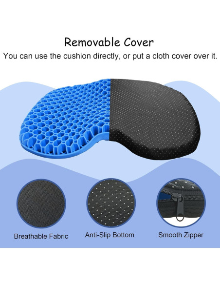 Cojín de Gel Impermeable NEW-Vi para Kayak y Sillas