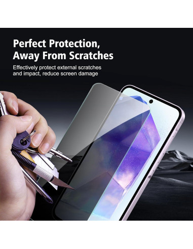 Protector de Pantalla Privado CYYAGE para Samsung Galaxy A55 2+2