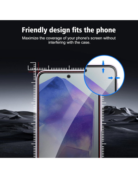 Protector de Pantalla Privado CYYAGE para Samsung Galaxy A55 2+2