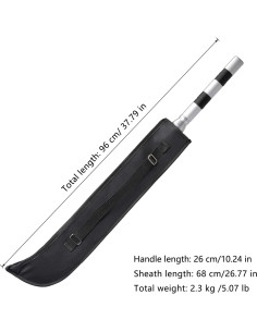 Cuchillo de Cosplay Japonés lkjad 65cm Acero Inoxidable 2