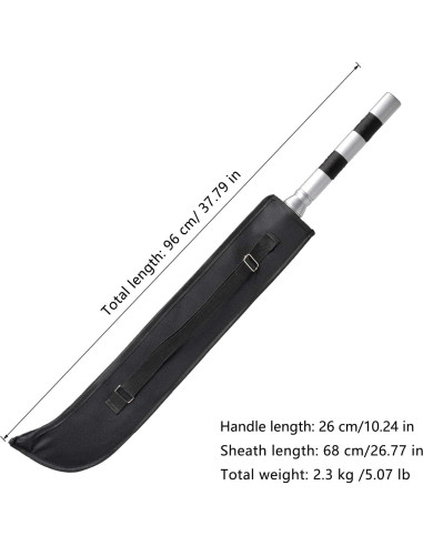 Cuchillo de Cosplay Japonés lkjad 65cm Acero Inoxidable