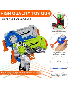 Kit Táctico de Fiesta Nerf Seenelling - 12 Juguetes + 120 Balas 2