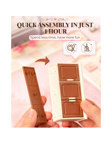 Rolife Super Creator Miniatura Casa Tienda de Pasteles LED 16.5x15.2cm