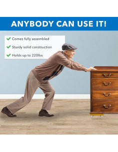 Carro Rodante Portátil Mount-It! MI-926, 100 Kg, 4 Ruedas 2